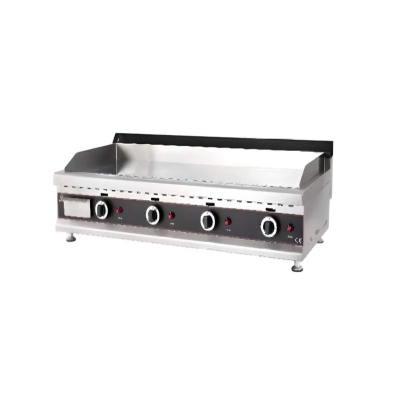 Plaque de cuisson en chrome à gaz 4 brûleurs